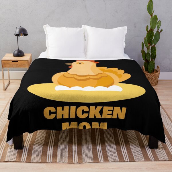 Item preview, Chicken Mom – Minimal Hen Art as Sitting on Eggs Nest Design designed and sold by EmeraldeaArt.
