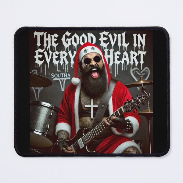 Item preview, Heavy Metal Santa Rebel Guitar designed and sold by Voodoo Store Paranormal Collections.