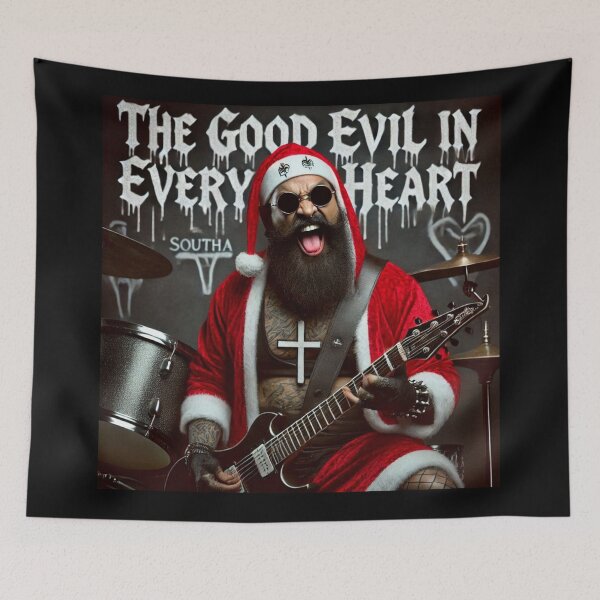 Item preview, Heavy Metal Santa Rebel Guitar designed and sold by Voodoo Store Paranormal Collections.