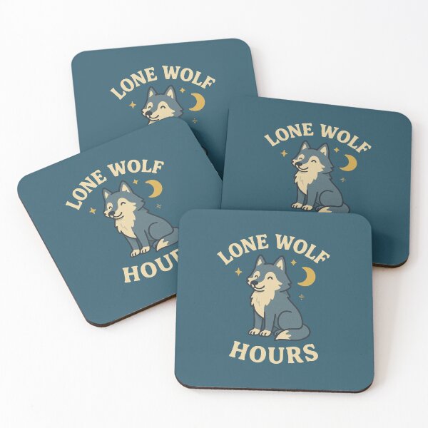 Item preview, Lone Wolf Hours – Moody Introvert Aesthetic Design designed and sold by LaserKey.