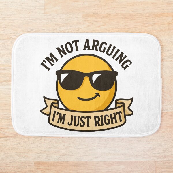 Artikelvorschau, Fröhliches Smiley-Design „I'm Just Right“ Unisex-Grafik-T-Shirt entworfen und verkauft von ThreadQuirk.