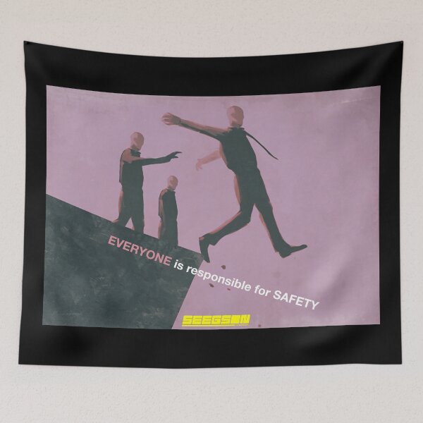 Item preview, Sevastopol Everyone Is Responsible For Safety Poster - Horizontal Version designed and sold by ABSTRACT-IVISM.