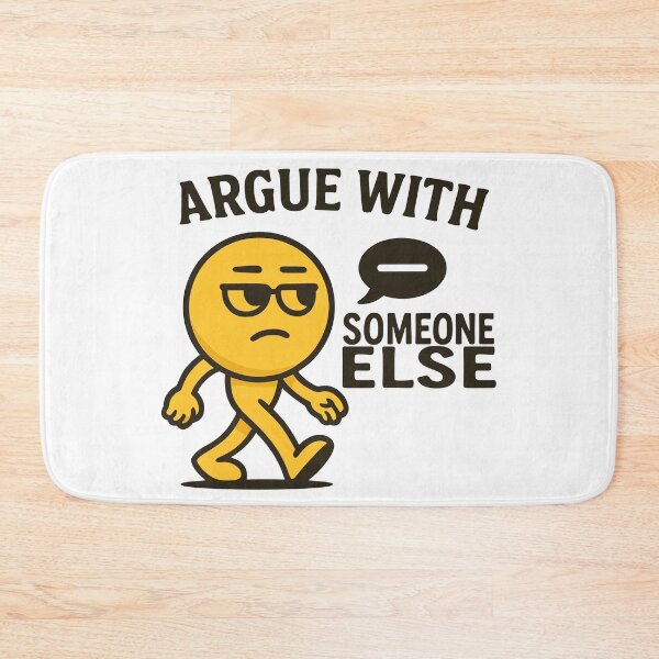 Item preview, Funny Argumentative Emoji Design Unisex Tee for Laid-Back Style designed and sold by ThreadQuirk.
