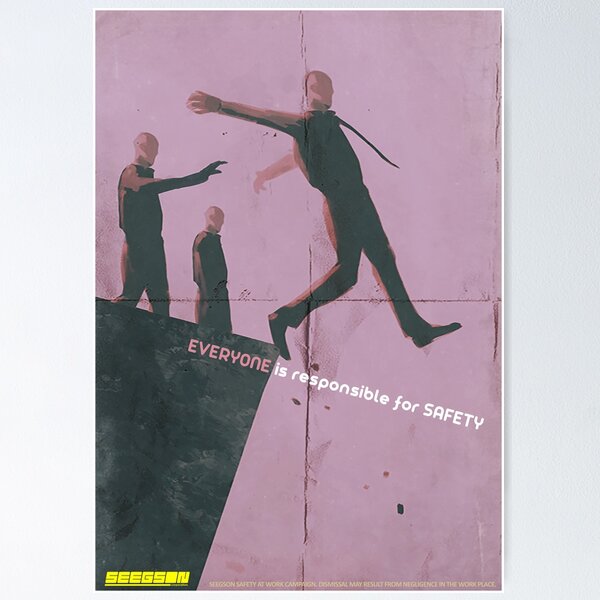Item preview, Sevastopol Everyone Is Responsible For Safety Poster - Vertical Version designed and sold by ABSTRACT-IVISM.