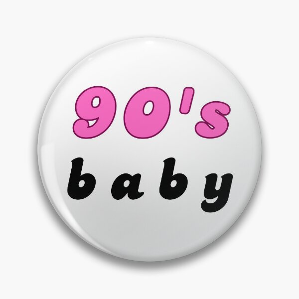 Item preview, 90'S BABY Vintage Millennial Retro Cute Black Pink designed and sold by FankyPanky.