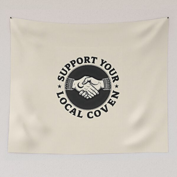 Item preview, Support Your Local Coven – Feminist Witchy Unity Design designed and sold by Dreambytes.