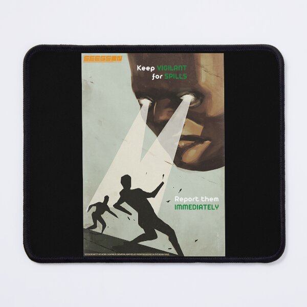 Item preview, Sevastopol Keep Vigilant For Spills Poster - Vertical Version designed and sold by ABSTRACT-IVISM.