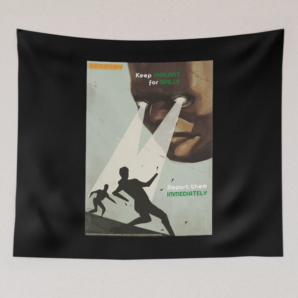 Item preview, Sevastopol Keep Vigilant For Spills Poster - Vertical Version designed and sold by ABSTRACT-IVISM.