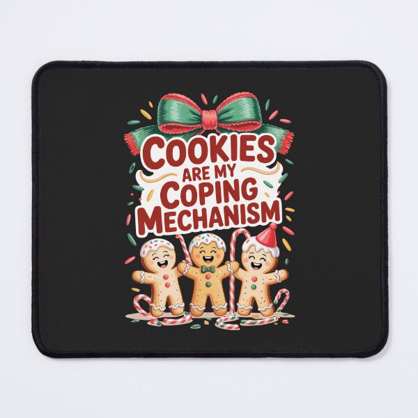Item preview, Cookies Are My Coping Mechanism: Funny Gingerbread Holiday Art designed and sold by elynne9.