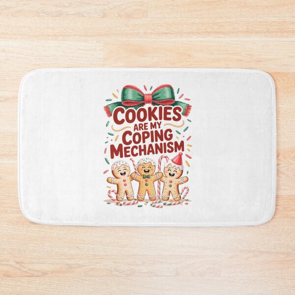 Item preview, Cookies Are My Coping Mechanism: Funny Gingerbread Holiday Art designed and sold by elynne9.