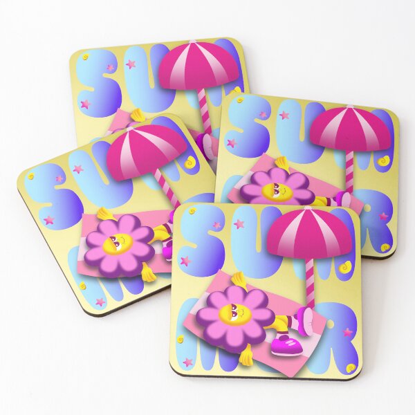 Item preview, illustration of a flower that tans in summer designed and sold by anydirea.