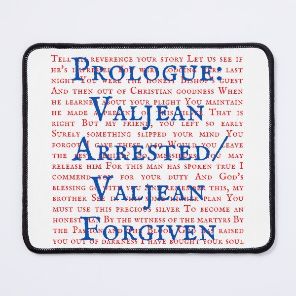 Item preview, Les Miserable Lyrics designed and sold by broadwaygirl142.