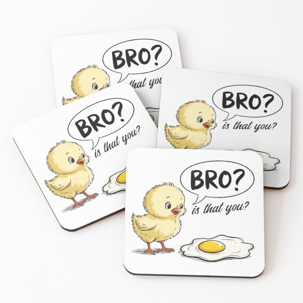 Item preview, Bro, Is That You? – Funny Chick to Fried Egg Pun Design designed and sold by EmeraldeaArt.