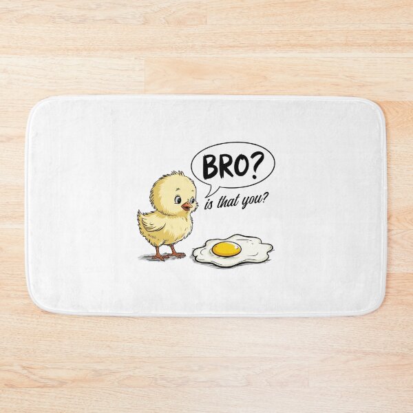 Item preview, Bro, Is That You? – Funny Chick to Fried Egg Pun Design designed and sold by EmeraldeaArt.