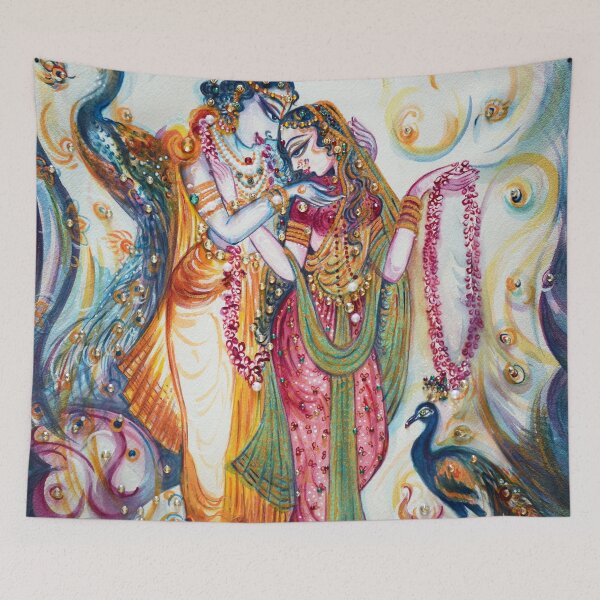 Item preview, Vrindawan Wispers - When Radha meets Krishna designed and sold by Harsh  Malik.