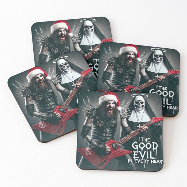 Item preview, Black Metal Santa Nun Horror designed and sold by Voodoo Store Paranormal Collections.