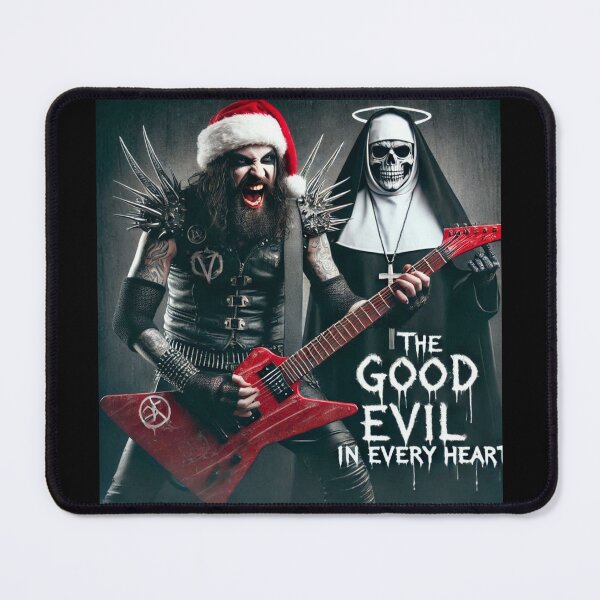 Item preview, Black Metal Santa Nun Horror designed and sold by Voodoo Store Paranormal Collections.