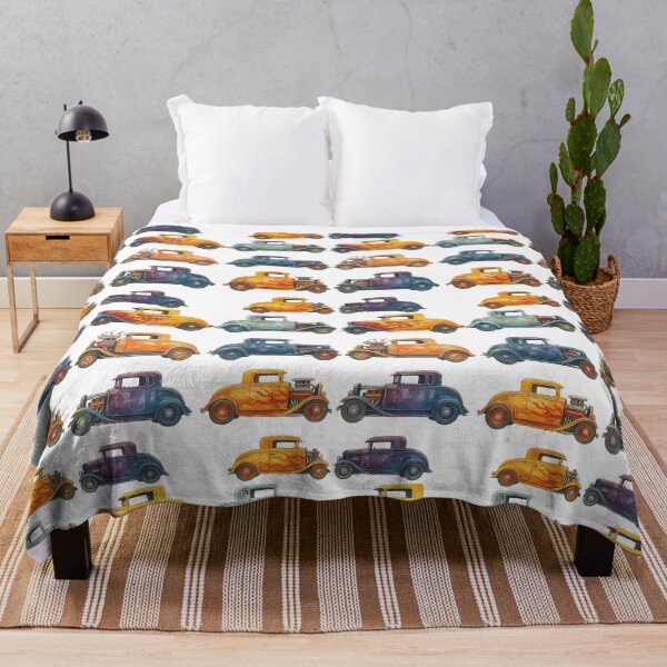 Artikelvorschau, Klassische Hot Rod Cars Kollektion im Retro-Stil entworfen und verkauft von ArtfulWeave.