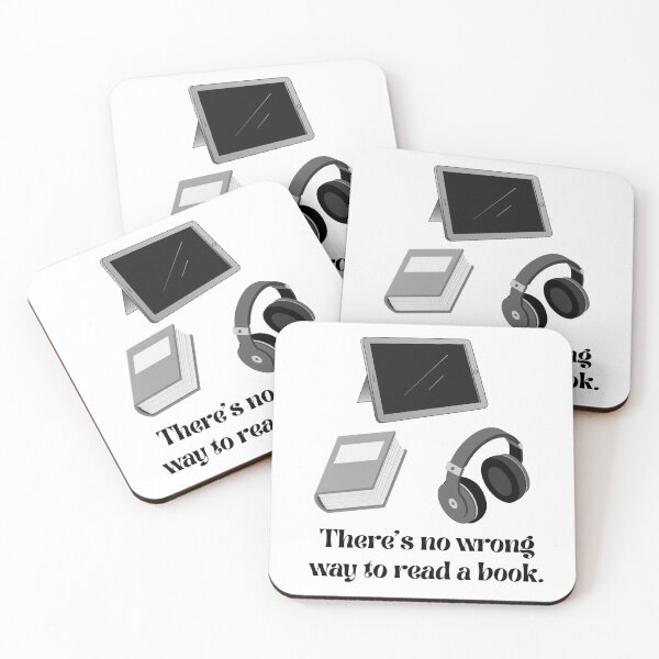 Item preview, There's No Wrong Way to Read a Book designed and sold by The Painted Topaz.