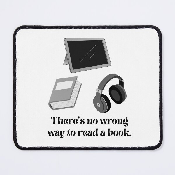Item preview, There's No Wrong Way to Read a Book designed and sold by The Painted Topaz.