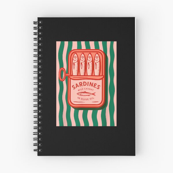 Item preview, Sardines Tinned Fish Retro designed and sold by Alluka Brand.