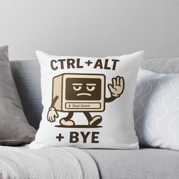 Artikelvorschau, CTRL+ALT+BYE Grafik-T-Shirt für Technikbegeisterte und Gamer entworfen und verkauft von ThreadQuirk.