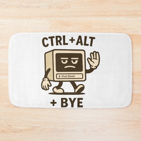 Item preview, CTRL+ALT+BYE Graphic Tee for Tech Enthusiasts and Gamers designed and sold by ThreadQuirk.
