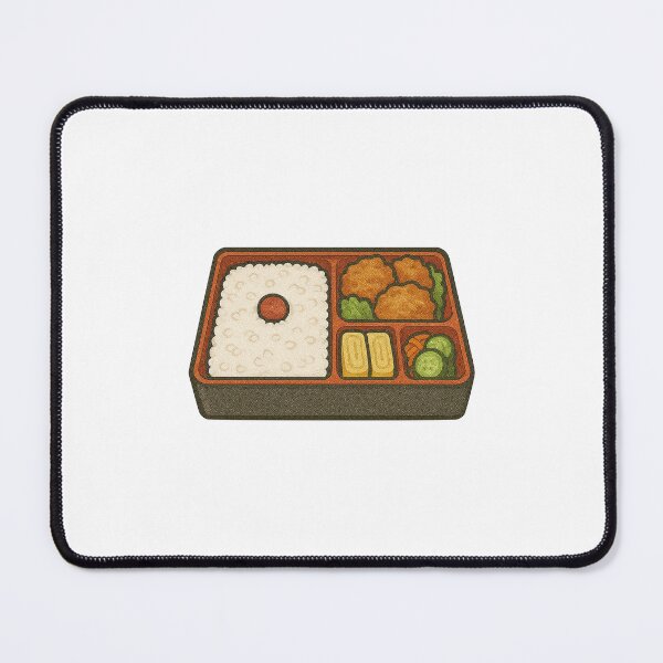 Item preview, Japanese Bento Box Meal – Cute Lunch Tray Illustration designed and sold by Vendeloc.