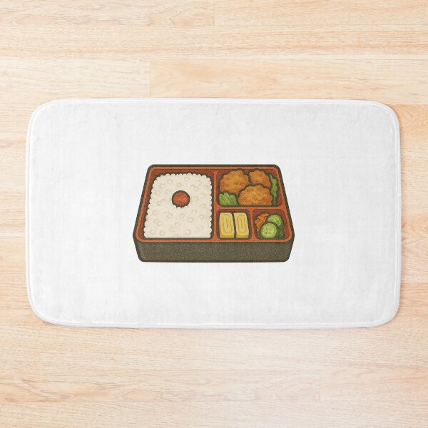 Item preview, Japanese Bento Box Meal – Cute Lunch Tray Illustration designed and sold by Vendeloc.