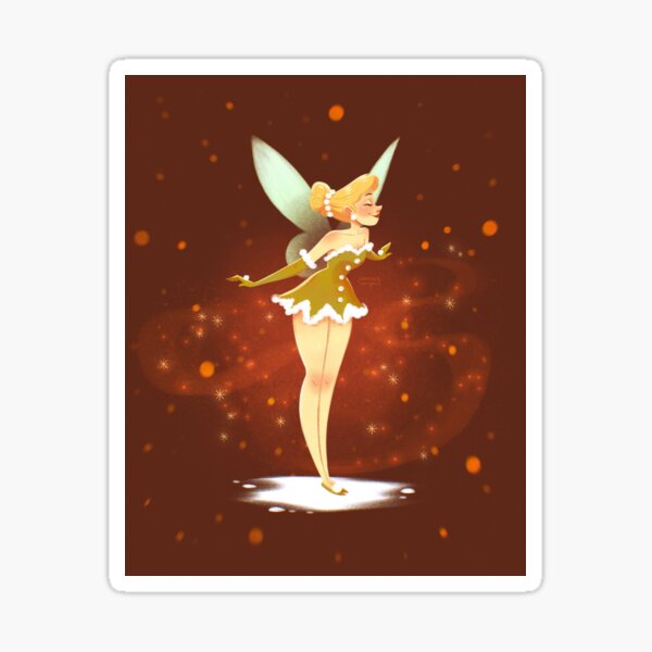 Item preview, Tinker Bell Christmas designed and sold by JoannaVergnes.