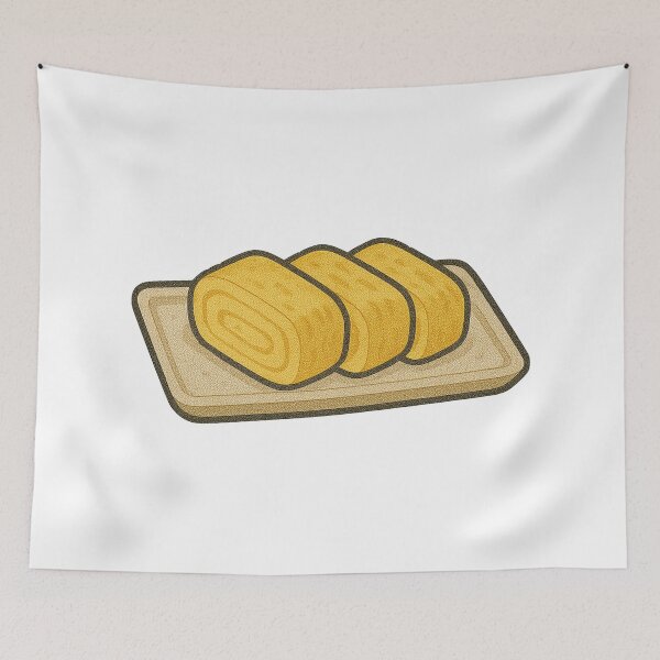 Item preview, Tamagoyaki Rolled Omelette – Japanese Breakfast Art designed and sold by Vendeloc.