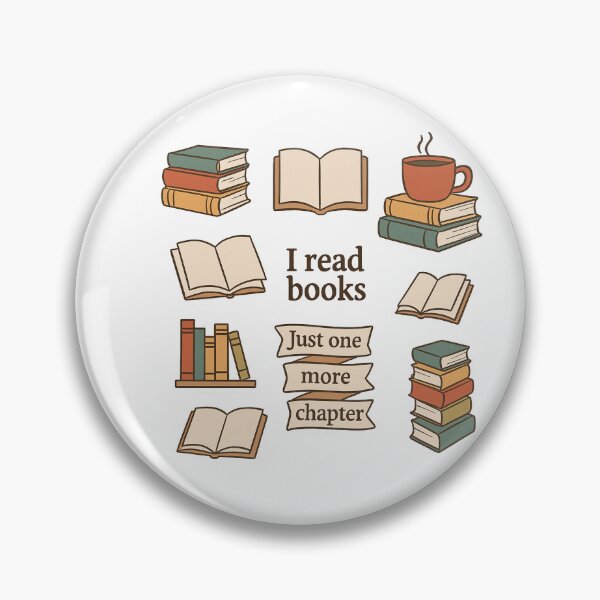 Item preview, Cozy Book Lover Stickers – Hand-Drawn Book Stack & Reading Quotes for Cricut & Silhouette designed and sold by Nara8.