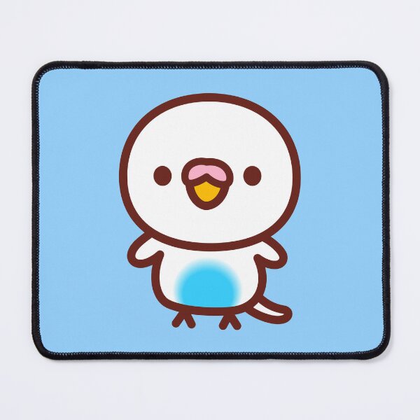 Item preview, Budgerigar / Sky blue recessive pied designed and sold by INKOYADO.