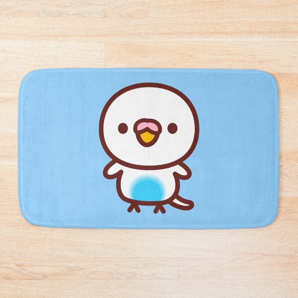 Item preview, Budgerigar / Sky blue recessive pied designed and sold by INKOYADO.