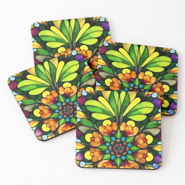 Item preview, Tropical Fantasy Flowers and Palm Trees designed and sold by Ciervo Primavera.