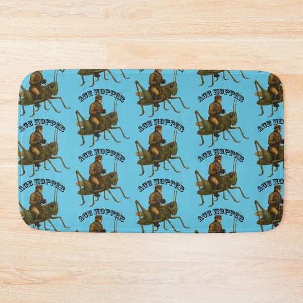 Item preview, Vintage Pilot Riding on the Back of a Giant Grasshopper URM designed and sold by urmaddad.