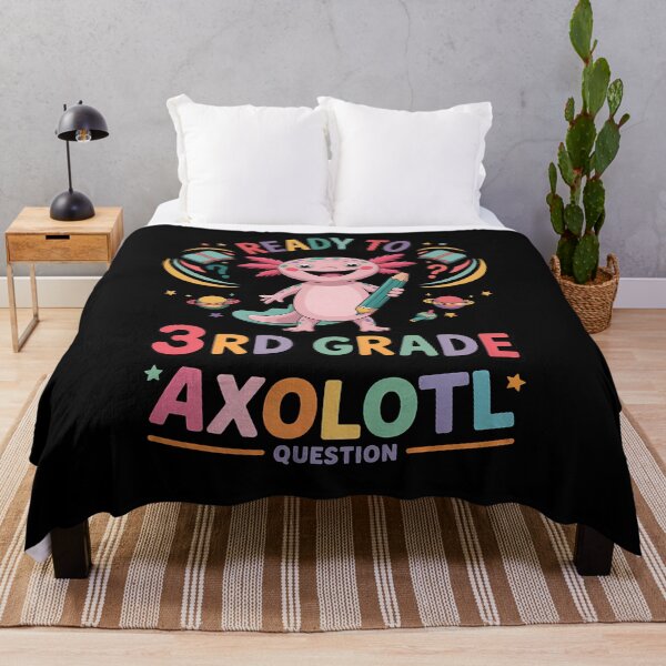 Item preview, Ready To 3rd Grade Axolotl Question - This funny gift is perfect for a third grade student who loves axolotls and is excited to go back to school. designed and sold by ZyziowskyArt.