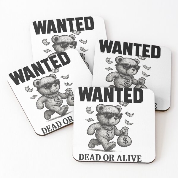 Item preview, Wanted Bear Banknotes Escape designed and sold by Tuned Prints.