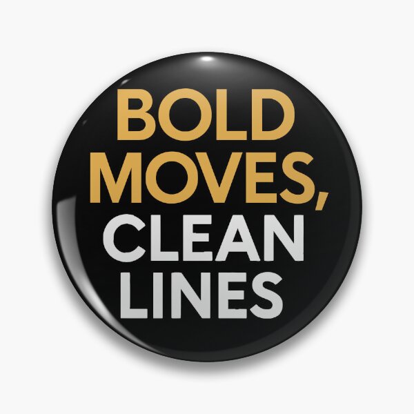 Item preview, Bold Moves Clean Lines Tee designed and sold by ThreadQuirk.