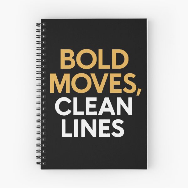 Item preview, Bold Moves Clean Lines Tee designed and sold by ThreadQuirk.