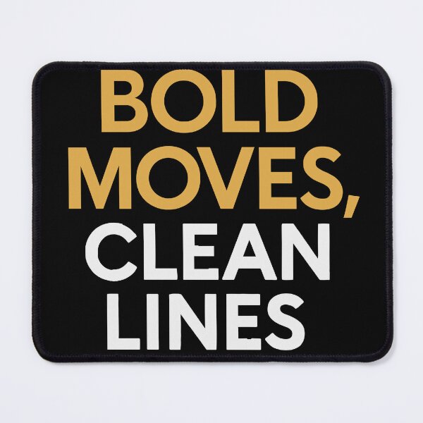 Item preview, Bold Moves Clean Lines Tee designed and sold by ThreadQuirk.