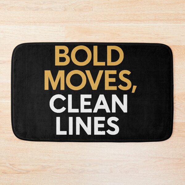 Item preview, Bold Moves Clean Lines Tee designed and sold by ThreadQuirk.