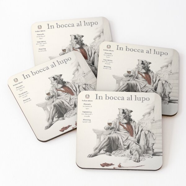 Item preview, Italian Idiom Into The Wolfs Mouth designed and sold by Abstractarium.