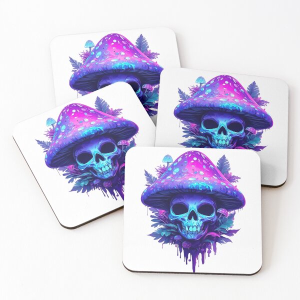Item preview, Skull and Mushrooms designed and sold by divomanikin.