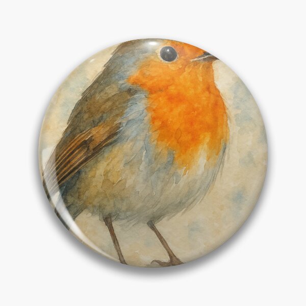 Item preview, Robin in aquacolor designed and sold by mariscahak.