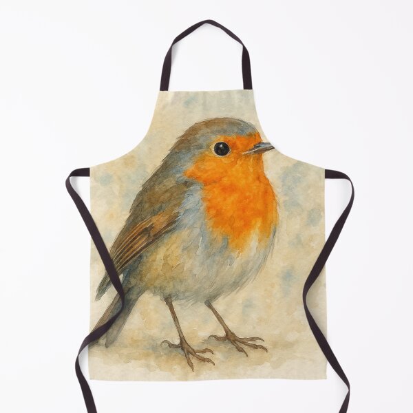 Item preview, Robin in aquacolor designed and sold by mariscahak.
