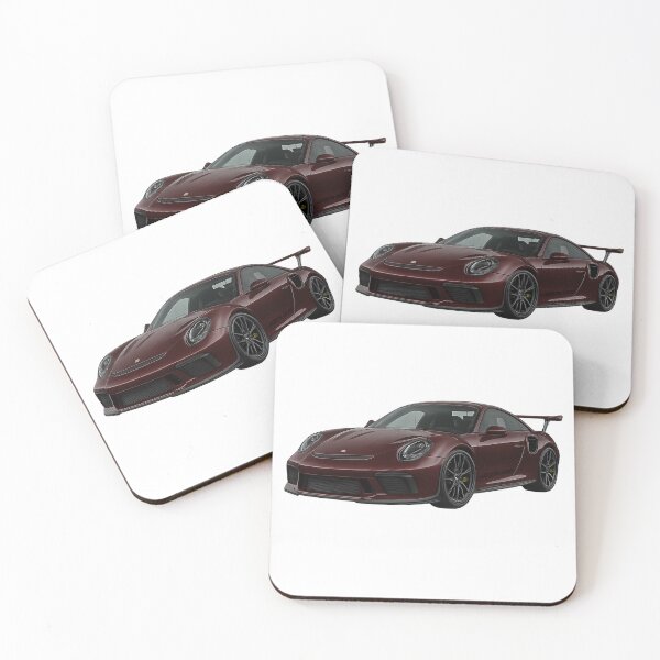 Item preview, Dark Cherry Porsche – Realistic Digital Car Art designed and sold by visualvibesss.