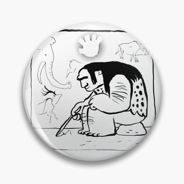 Item preview, Neanderthal Artist at Work designed and sold by Griffin D. (Deinotherium).