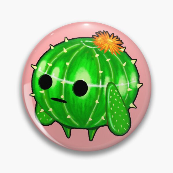 Item preview, Cute Cactus Creature – Kawaii Green Plant Character Art designed and sold by TheWitchCoven.