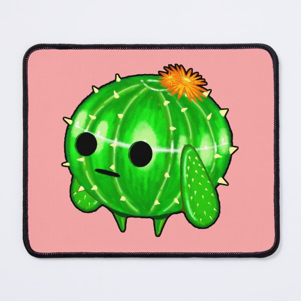 Item preview, Cute Cactus Creature – Kawaii Green Plant Character Art designed and sold by TheWitchCoven.